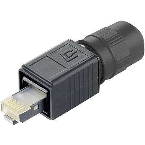 Telegärtner RJ45 liitinsarja Variantti 4 liitintä, suorat navat: 8P8C J80026A0013 Musta J80026A0013 1 kpl (J80026A0013)