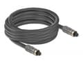 Miniatyrbild 2 av 3: Delock - Digial audiokabel (optisk) - TOSLINK hane till TOSLINK hane - 5 m - antracit