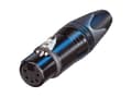 Miniatyrbilde 1 av 2: Neutrik NC5FXX-BAG, XLR, Sort, Sølv/nikkel, IP40, 1 mm², 1500 V
