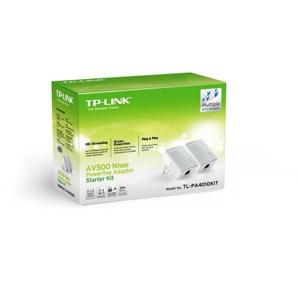 TP-LINK AV 500 Nano Powerline Adapter Starter Kit,vit (TL-PA4010KIT)