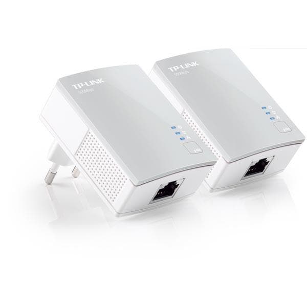 TP-LINK AV 500 Nano Powerline Adapter Starter Kit, hvit (TL-PA4010KIT) Hvit