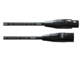 Cordial CIM 10 FM, XLR (3-pin), Hankjønn, XLR (3-pin), Hunkjønn, 10 m, Sort
