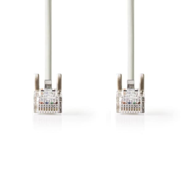 Nedis CCGT85000GY20 Cat 5e Utp netværkskabel Rj45 (8p8c) han - Rj45 (8p8c) han 2.0 M grå