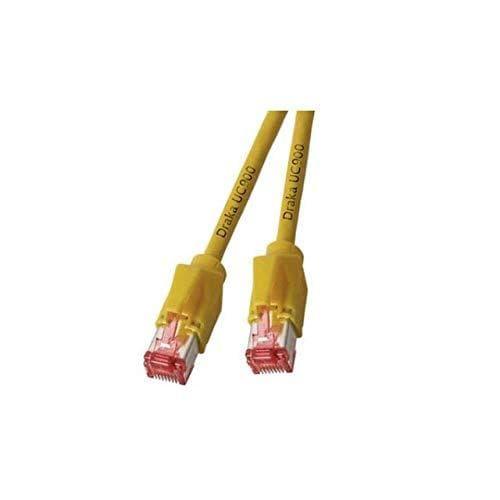 Valmistaja: EFB Elektronik RJ45 patch-kaapeli S/FTP, Cat.6A, TM21, UC900, 20m, keltainen Euroopassa valmistettu Cat.6A RJ45 patch-kaapeli takaa erittä