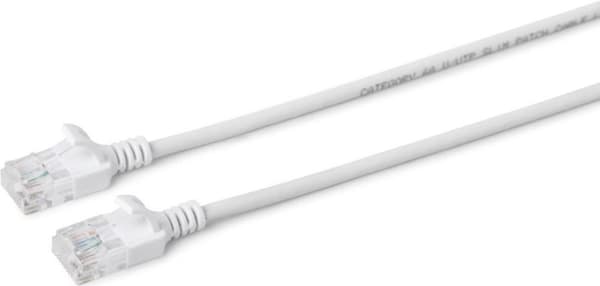 Microconnect V-UTP6A01W-SLIM verkkokaapeli 1 m Cat6a U/UTP (UTP) Valkoinen (V-UTP6A01W-SLIM)