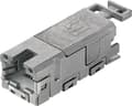 Miniatyrbillede 1 af 4: Telegärtner STX V1 RJ45 modulindsats Cat.6A fatning, lige stænger: 8P8C J80029A0000 J80029A0000 1 stk (J80029A0000)