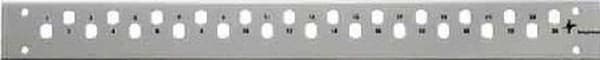 Telegärtner 48,30 cm (19") fiberoptisk patch panel frontpanel, til 24xLC duplex koblinger, kan bruges til ECONOMY V serien, - 1 stk (H02025A0486)