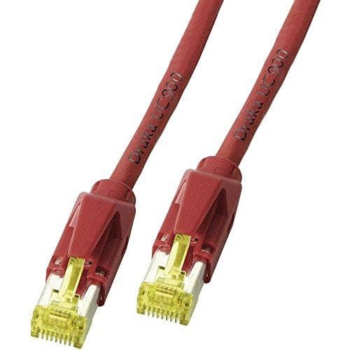 EFB Elektronik S/FTP PIMF Draka UC900 1000 MHz + Hirose TM31 Netværkskabel 10 m Cat6a S/FTP (S-STP) Rød - Netværkskabel (10 m, Cat6a, S/FTP (S-STP), R
