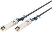 DIGITUS - 25GBase direkte forbindelseskabel - SFP28 (M) til SFP28 (M) - 3,0m - skærmet twinaksial - SFF-8432 - passiv (DN-81243)