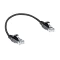 Miniatyrbild 2 av 2: ACT CAT6 nätverkskabel, U/UTP LSZH LAN-kabel Tunn 3,8 mm slimline, flexibel Snagless Ethernet-kabel med RJ45-kontakt, för användning i datacenter, 0,1
