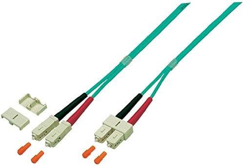 EFB Elektronik o0318.20 20 m SC SC turkis fiberoptisk kabel – SC SC 62,5 mikron, 125 mikron, turkis, fiberoptisk kabler han til han)
