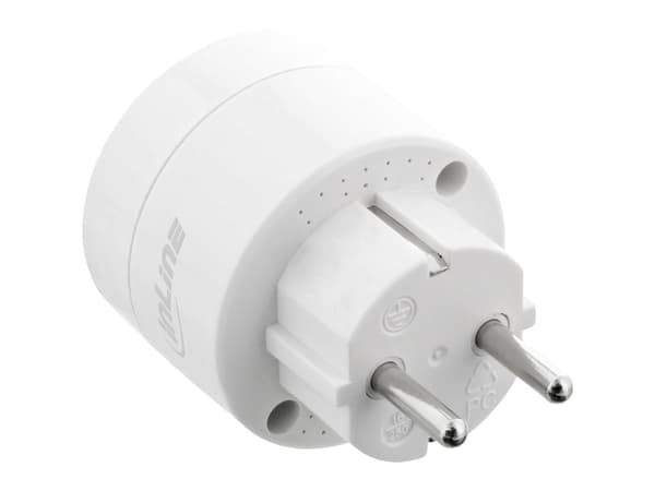 InLine 40155B, inomhus, Vit, 45 m, Akrylnitrilbutadienstyren (ABS), Polykarbonat, Kabel & Trådlös, 802.11b, 802.11g, Wi-Fi 4 (802.11n)