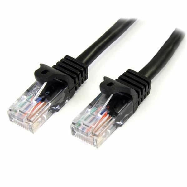 UTP kategoria 6 jäykkä verkkokaapeli Startech 45PAT1MBK 1 m
