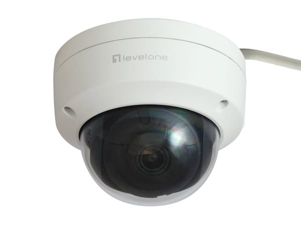 LevelOne FCS-3403 -turvakamera Dome-IP -turvakamera sisä- ja ulkokäyttöön 2680 x 1520 pikseliä kattoon