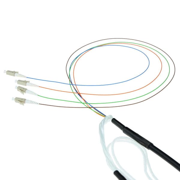 ACT RL4123 Fiberoptisk kabel 230 m 8x LC OS2 Sort
