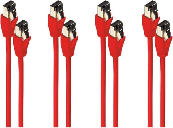 shiverpeaks BS08-41084-4 Netværkskabel Rød 15 m Cat8.1 F/FTP (FFTP) (BS08-41084-4)