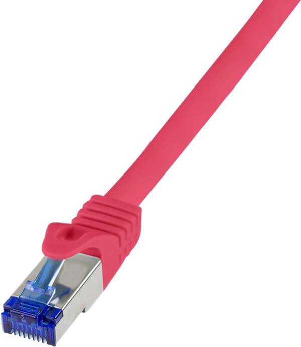 LogiLink C6A024S verkkokaapeli punainen 0,5 m Cat6a S/FTP (S-STP) (C6A024S)