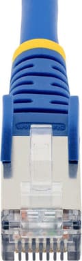 Pikkukuva 2 / 2: StarTech.com 7,5 m CAT6a Ethernet-kaapeli - Sininen - Low Smoke Zero Halogen (LSZH) - 10GbE 500MHz 100W PoE++ Snagless RJ-45 w/venimäkevennyksellä S/F