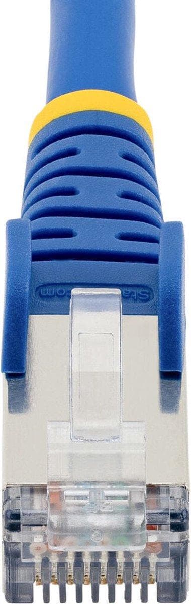 StarTech.com 7,5 m CAT6a Ethernet-kaapeli - Sininen - Low Smoke Zero Halogen (LSZH) - 10GbE 500MHz 100W PoE++ Snagless RJ-45 w/venimäkevennyksellä S/F