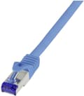 Miniatyrbillede 1 af 4: LogiLink patchkabel Ultraflex, Cat.6A, S/FTP, 15 m, blå med Cat.7 råkabel, ekstra fleksibelt & blødt kabel med - 1 stk (C6A106S)