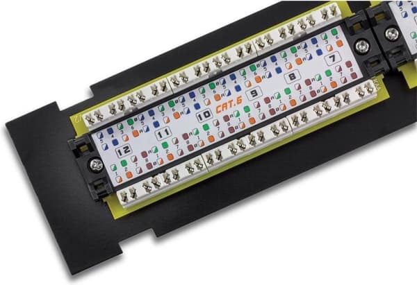 TRENDnet TC-P12C6V - Patch Panel - velegnet til vægmontering - CAT 6 - UTP - RJ-45 X 12