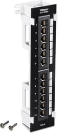 Miniatyrbillede 6 af 6: TRENDnet TC-P12C6V - Patch Panel - velegnet til vægmontering - CAT 6 - UTP - RJ-45 X 12