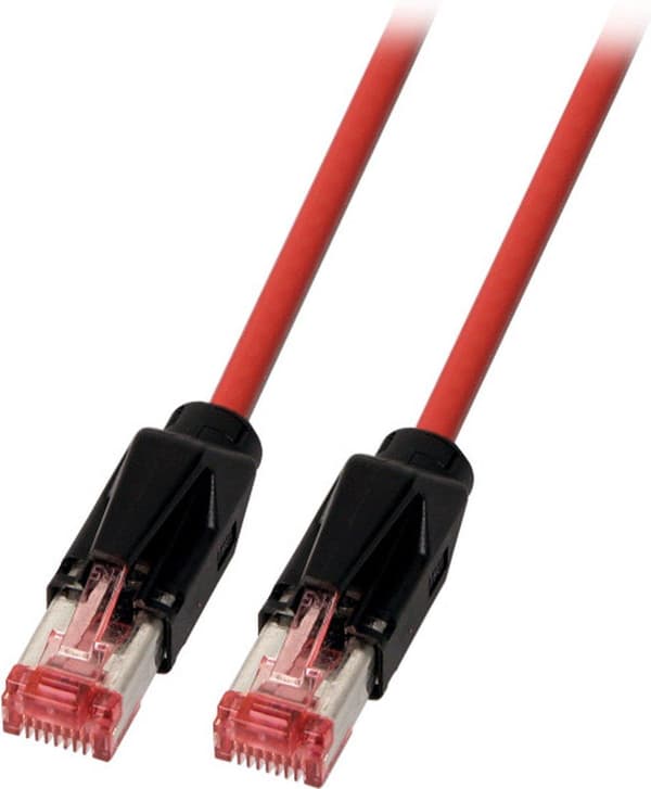 Producent: EFB-Electronics RJ45 patchkabel 2xHRS TM21 PIMF PUR rød UC900MHz 25 meter Cat.6A RJ45 patchkabel fremstillet i Europa sikrer meget gode ege