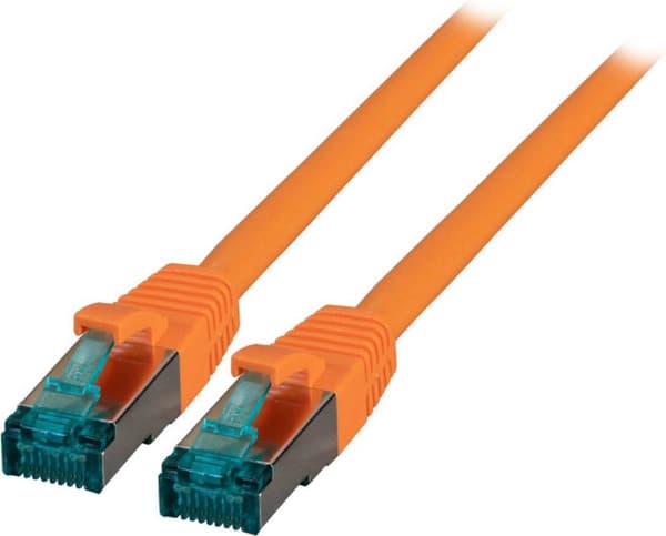 Valmistaja: EFB Elektronik RJ45 patch-kaapeli S/FTP, Cat.6A, LSZH, 3m, oranssi Suojattu Cat.6A RJ45 patch-kaapeli takaa erittäin hyvät ominaisuudet 10