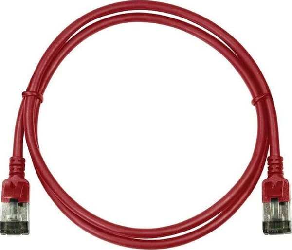 LogiLink Slim U/FTP netværkskabel Rød 0,5 m Cat6a U/FTP (STP) (CQ9024S)