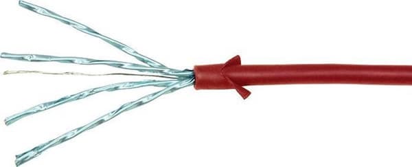 LogiLink Slim U/FTP netværkskabel Rød 0,5 m Cat6a U/FTP (STP) (CQ9024S)