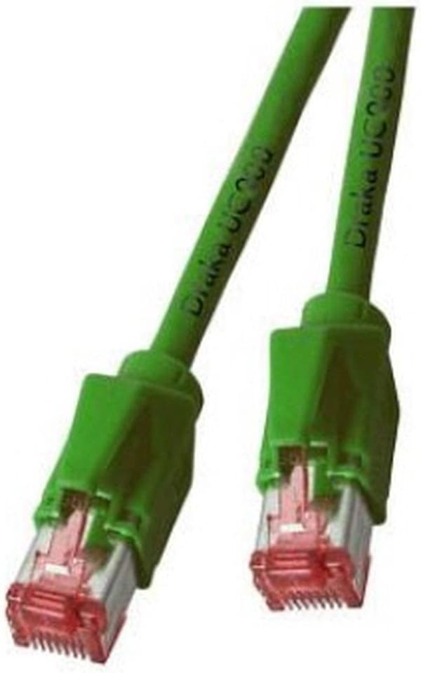 Producent: EFB-Electronics RJ45 patchkabel S/FTP, Cat.6A, TM21, UC900, 50m, grøn Cat.6A RJ45 patchkabel fremstillet i Europa sikrer meget gode egenska