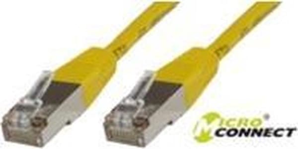 MicroConnect - Verkkokaapeli - RJ-45 (M) - RJ-45 (M) - 3 m - SSTP-kaapeli - CAT 6 - halogeeniton säikeinen - Keltainen