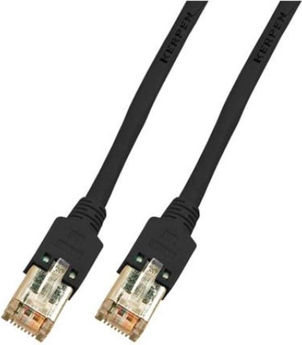 RJ45 patchkabel 2x Hirose FTP300MHz HF 10 meter sort (K8072.10)