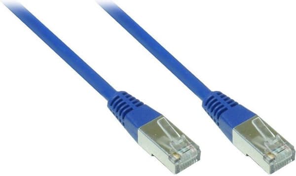 Hyvät liitännät Alcasa HYVÄT LIITÄNNÄT - liitäntäkaapeli - RJ-45 (M) - RJ-45 (M) - 7,5 m - SFTP - (luokka 5e) - sininen (855B-075)