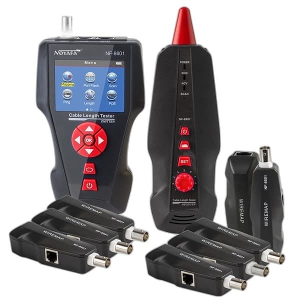 Verkkokaapelin Testeri RJ45/11 BNC POE PING - Ristikytkentätesti & Johtojen Seuranta