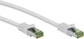 Miniatyrbillede 2 af 2: Goobay GHMT-certificeret CAT 8.1 patchkabel, S/FTP (PiMF), hvid (61103)