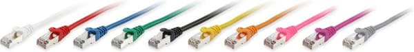 Udstyr patchkabel Cat6A S/FTP 2xRJ45 1,00m grå LSZH (606703)
