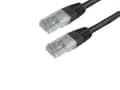 Miniatyrbild 2 av 2: MediaRange - Nätverkskabel - RJ-45 (M) - RJ-45 (M) - 1 m - UUTP - ( Kategori 5e ) - Svart