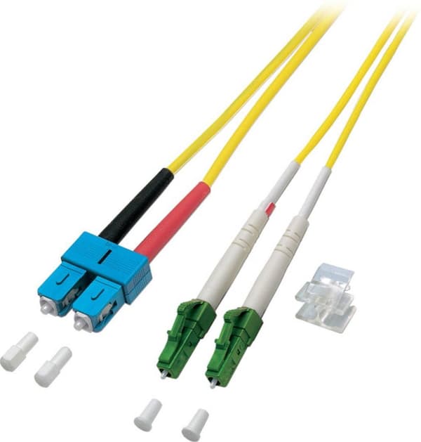 Duplex jumper LC-APC/SC 9/125µ 1 meter (O0383.1)