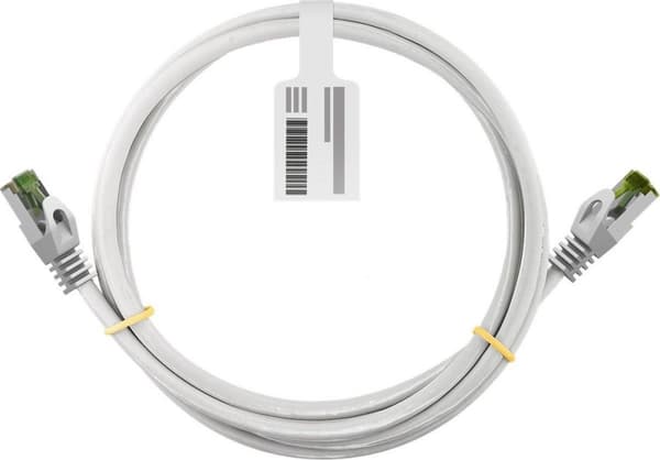 Goobay RJ45 patchkabel med CAT 8.1 S/FTP råkabel, hvid (61109)