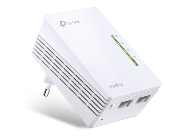TP-Link TL-WPA4220 V4 - Strømlinjeadapter HomePlug AV (HPAV), HomePlug AV (HPAV) 2.0 - Wi-Fi - 2,4 GHz - veggpluggbar Hvit
