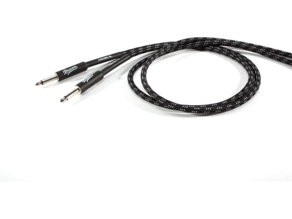 Proel BRV100LU3BW, 6.35mm, Hankjønn, 6.35mm, Hankjønn, 3 m, Sort