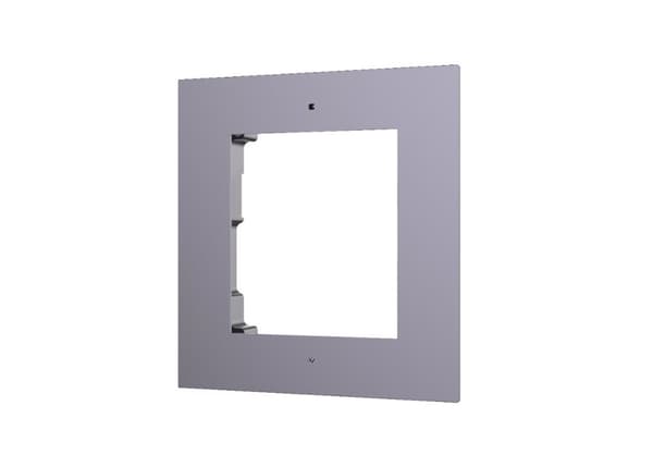 Hikvision - monteringssæt (ramme, skruer, frontplade) - til videosamtaleanlæg - plastik, flyaluminium - flush mount