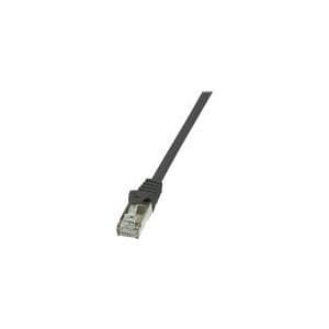LogiLink EconLine - Patchkabel - RJ-45 (M) til RJ-45 (M) - 2 m - Folieret uskærmet snoet par (F/UTP) - CAT 6 - Sort