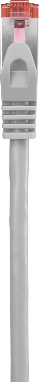 Renkforce RF-4724934 RJ45 netværkskabel, patchkabel CAT 6 S/FTP 2,00 m grå med låsebeskyttelse, guldbelagte stikkontakter, flammehæmmende 1 stk (RF-47