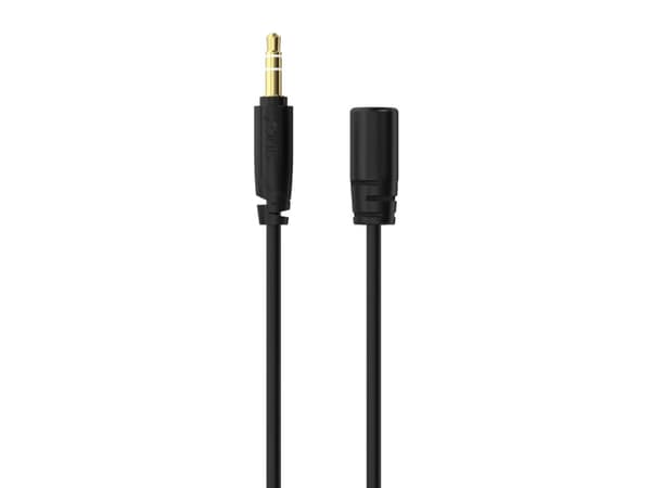 Sinox PRO 3,5 mm minijack förlängningskabel. 3 m. Svart