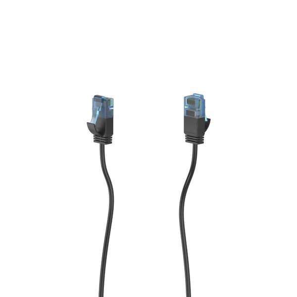 HAMA Cable Network CAT6a Slim U/UTP 0.50m Black