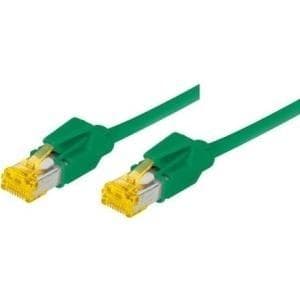 Patchkabel S/FTP, PiMF, Cat 6a, grön, 20,0 m för 10 Gigabit/s, halogenfri, med Draka-kabel och Hirose-kontakter TM31 (tidigare beteckning S/STP) (7222