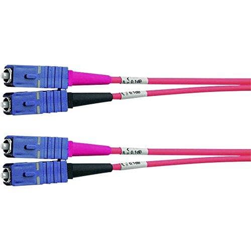 Telegärtner fiberoptisk duplex patchledning 1./2. side: 2xSC, fiber: 2G50/125 OM3, 3.0m, hus: turkis, kabel: turkis - 1 stk (L00882C0000)