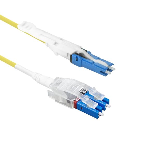 ACT 1 meter Singlemode 9/125 OS2 Polarity Twist uniboot duplex fiber patch-kabel med CS - LC-stik (RL1101)